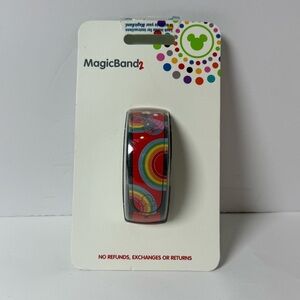 Walt Disney World Magic Band Magicband 2 Mickey Mouse Rainbow Figment Yesterears